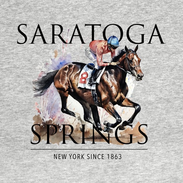 Saratoga Springs Horse Races by Cre8tiveSpirit